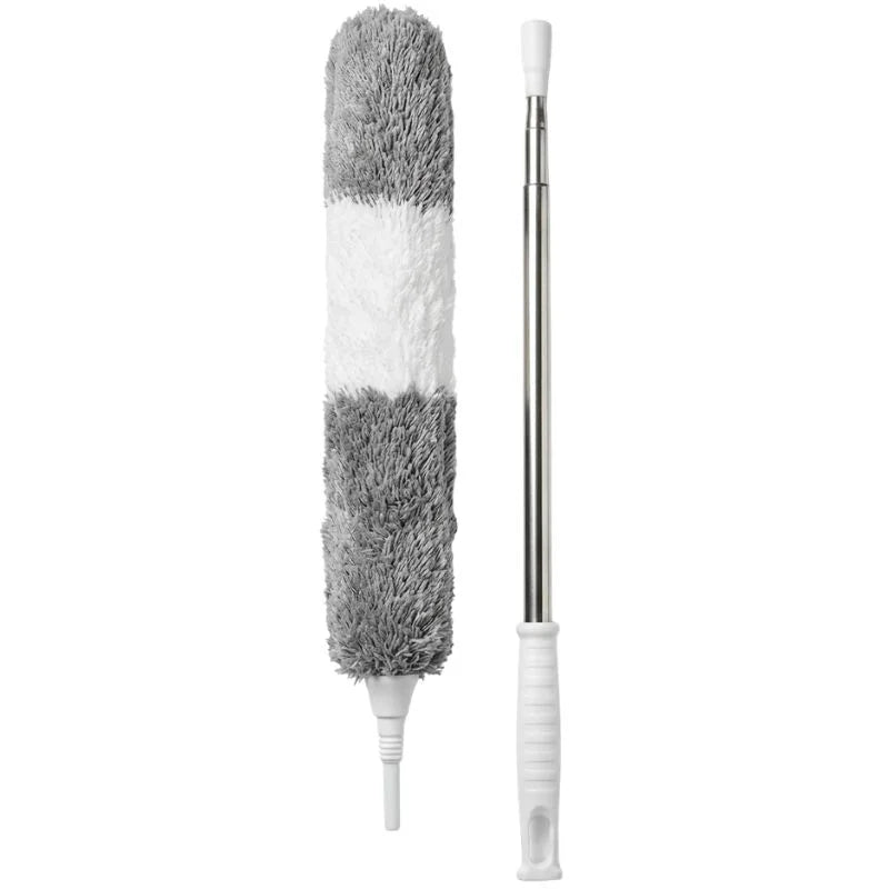 Extendable Telescopic Microfiber Dusting Brush – Flexible Bendable Head | Washable & Reusable Duster