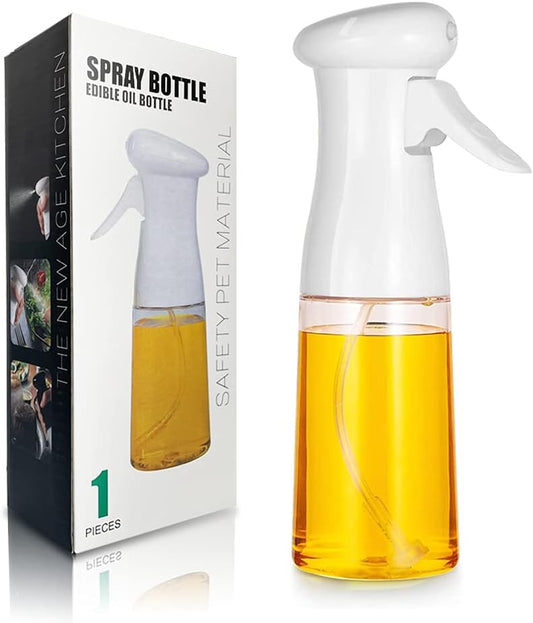 200ML Oil Sprayer Bottle | Glass Kitchen Cooking Spray for Olive Oil, Vinegar, BBQ & Air Fryer