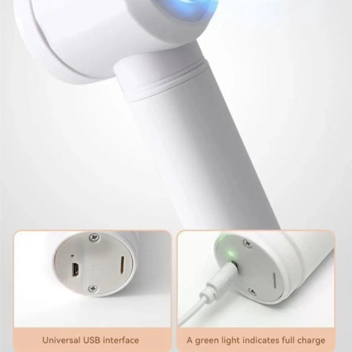 5-in-1 Rechargeable Magic Brush – 360° Rotating Electric Scrubber with 3 Interchangeable Cleaning Heads